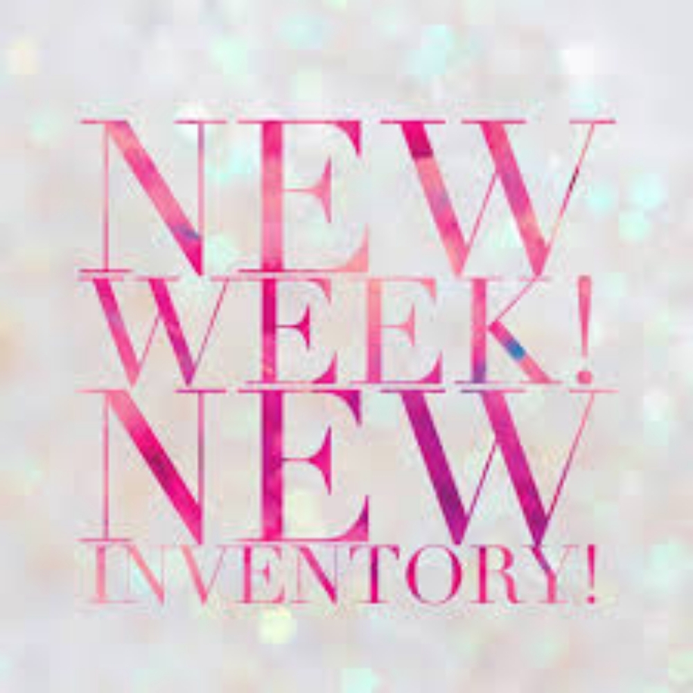 New inventory coming today